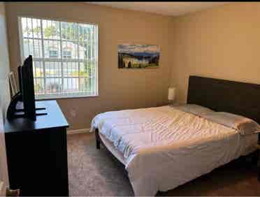 Guest bedroom with private bathroom