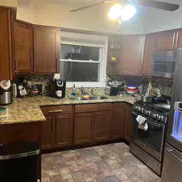 Finished basement with bathroom