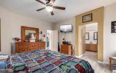 Master Bedroom With Private Bath