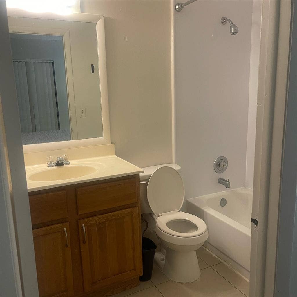 Move in ready room with bathroom