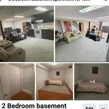 Basement Apartment for rentt