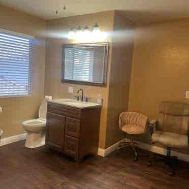 Furnished room private bathroom