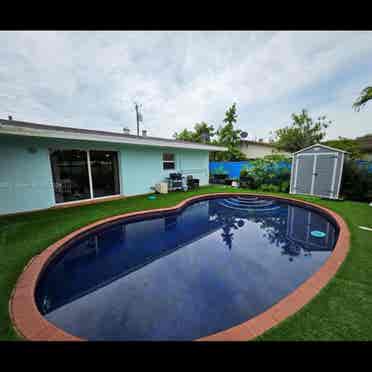 Shared house with pool