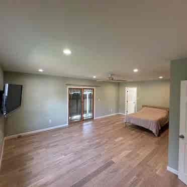 Newly remodeled Master Bedroom