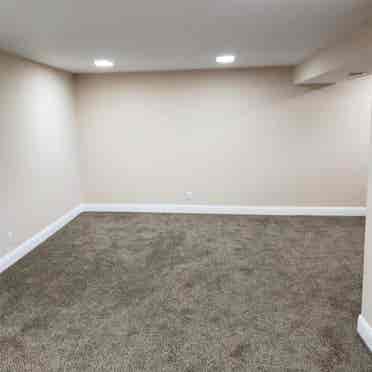 Private basement suite available