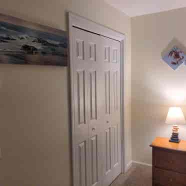 Master bedroom with bathroom!