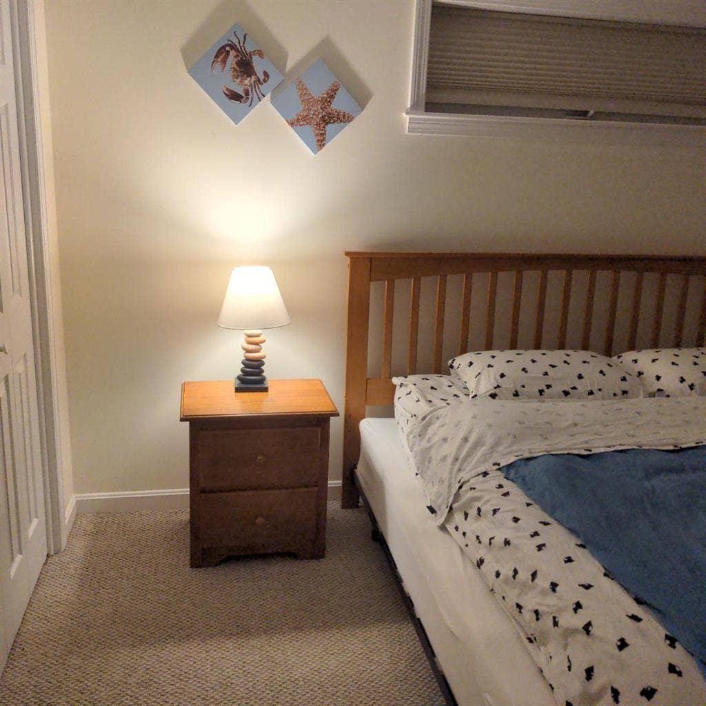 Master bedroom with bathroom!