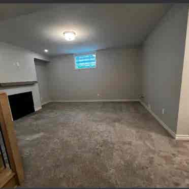 Basement for rent or a room