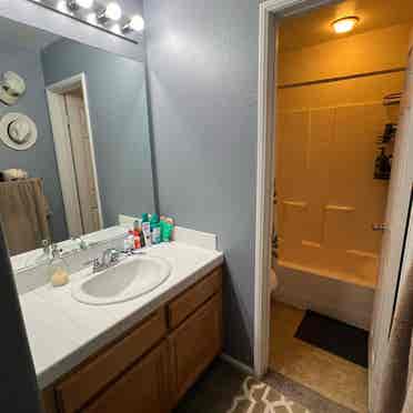 Room with full bathroom available