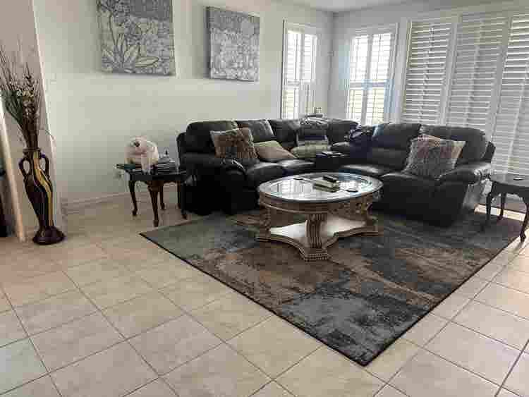 A room in a new construction home
