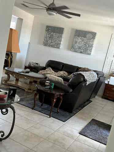 A room in a new construction home