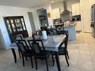 A room in a new construction home