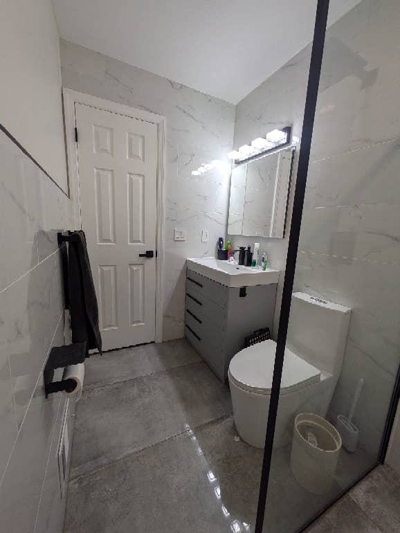 Room with private bathroom