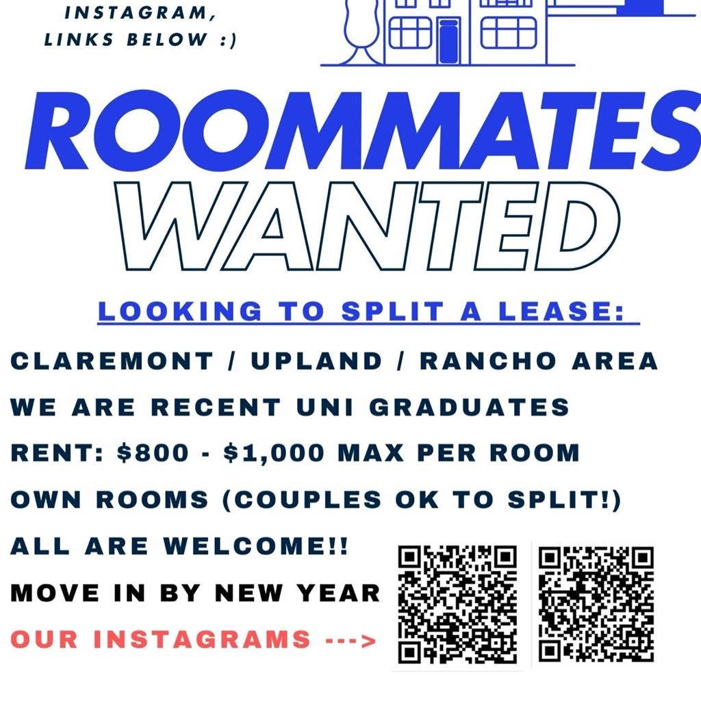 LOOKING TO SPLIT A LEASE! !