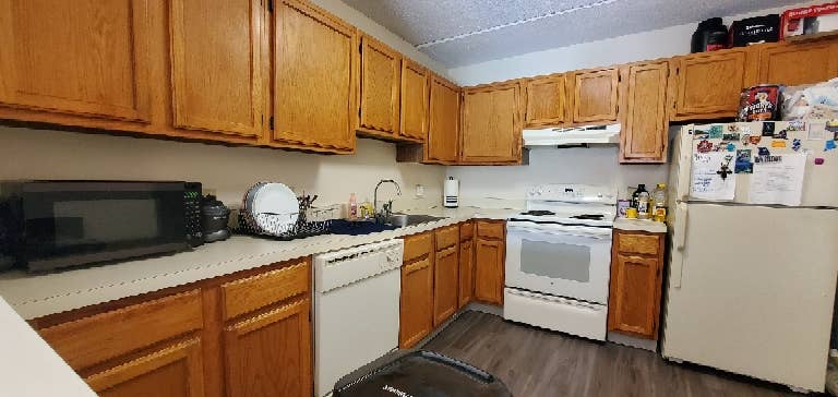 Master bedroom with attached bath