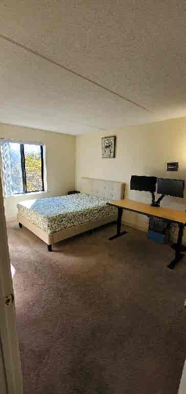 Master bedroom with attached bath