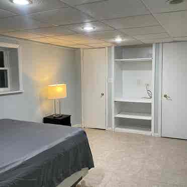 Full furnished basement room, 