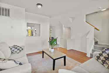 Primary Bedroom in Modern Townhouse