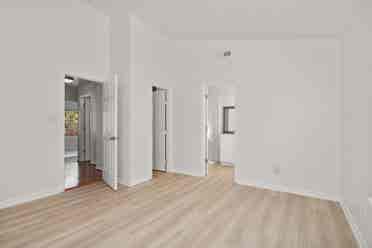 Primary Bedroom in Modern Townhouse