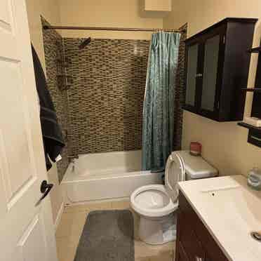 Room with private bathroom