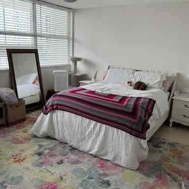 Master bedroom in 2BR, Brickell