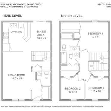 Sublease b townhome, $/mon