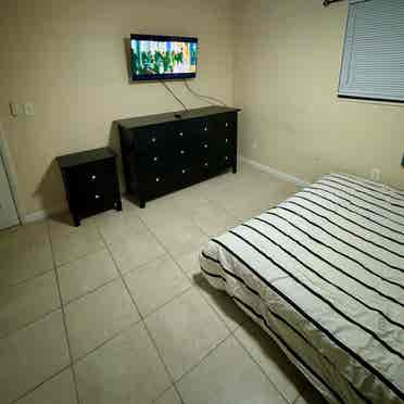 Private Furnished Bedroom & Bath