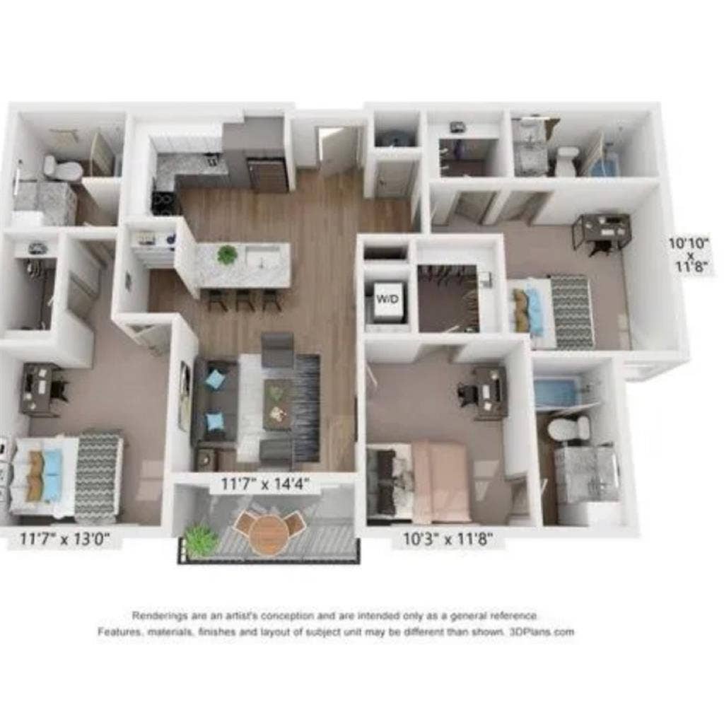 Sublease apartment January-July