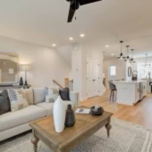 Master bedroom in Kennesaw townhome