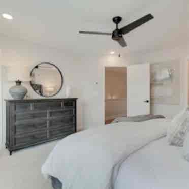 Master bedroom in Kennesaw townhome