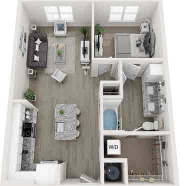 The Statesman - Single Bedroom Apt