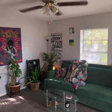 Room right 
off the square for rent