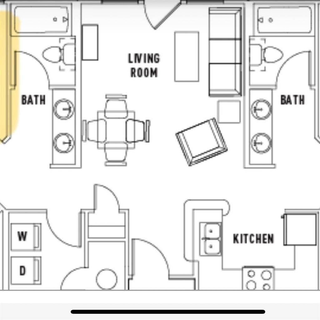 room for sublease, close to UNT