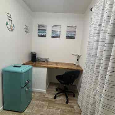 Furnished Room/Office &
 Bath Rm