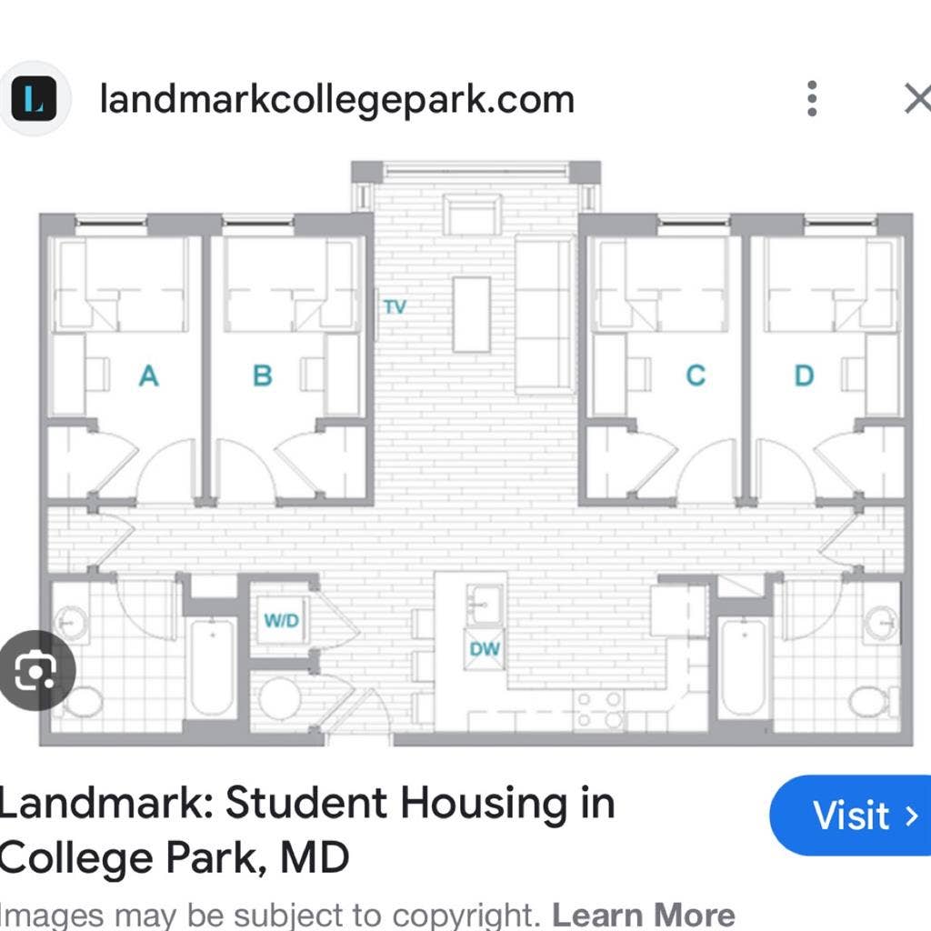 Discounted college apartment