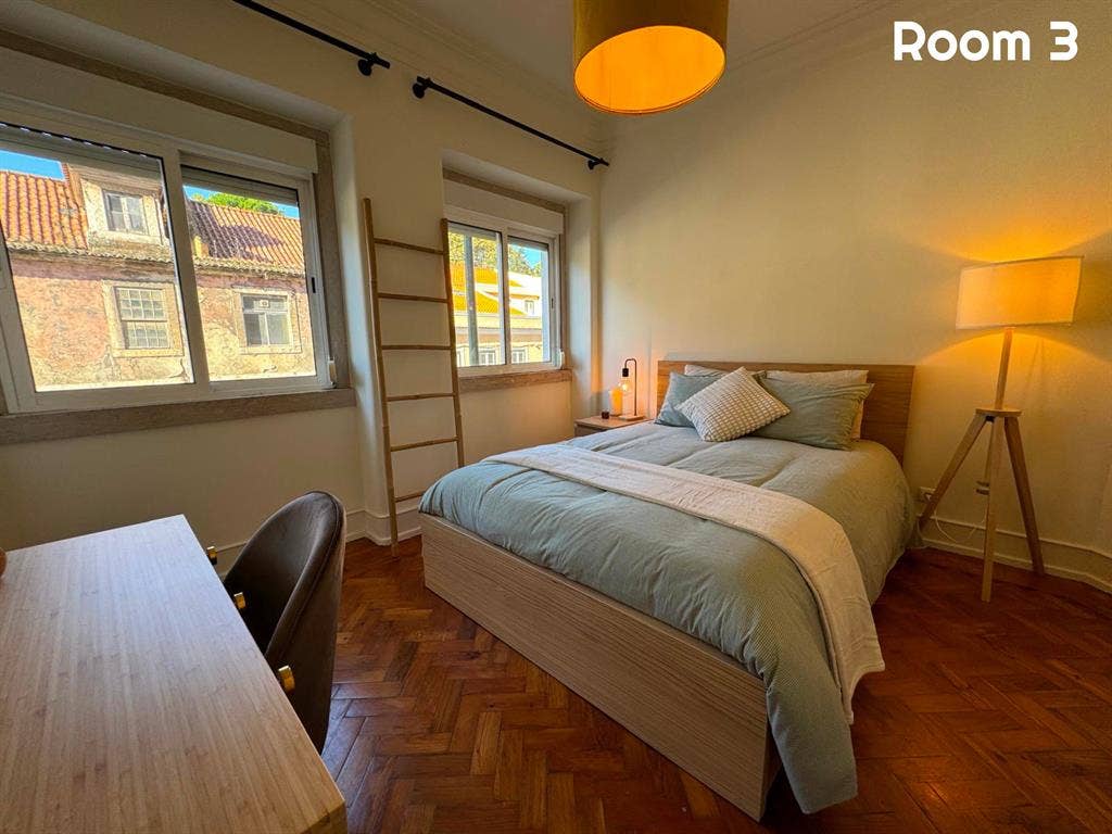 Cozy Double Rooms in Lisbon – 3min