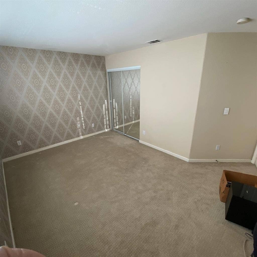 Large room with closet