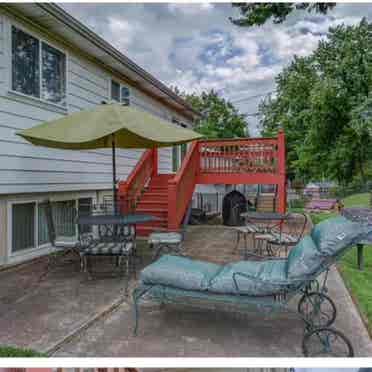 Great room and spot on driveway