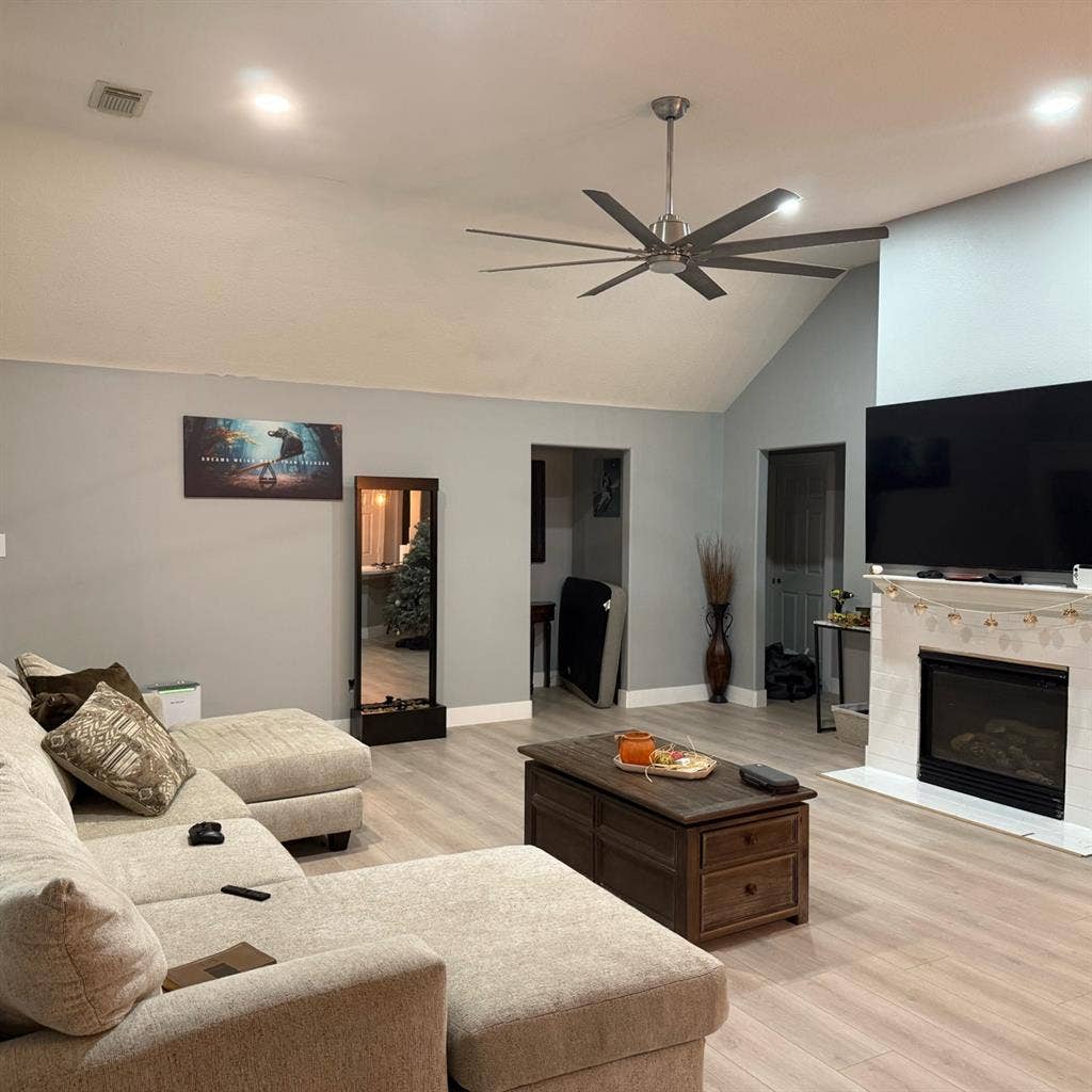 master bedroom /private bathroom