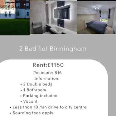 2 beds in Birmingham close to city.