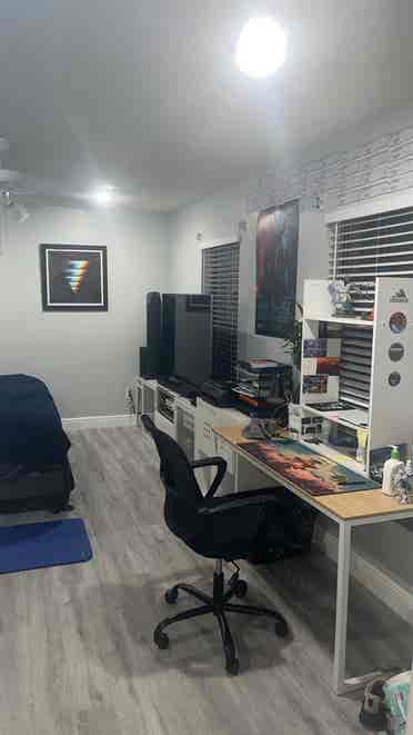 Huge space two living rooms!