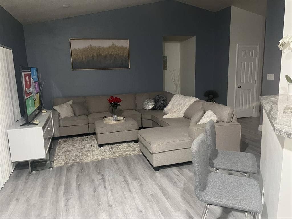 Huge space two living rooms!