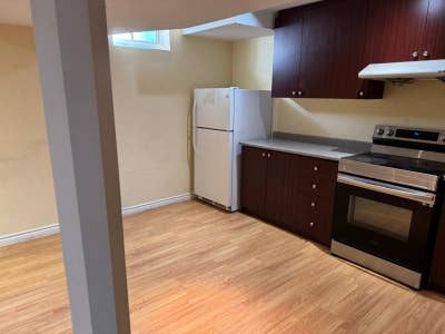 large 1 bedroom Basement apartment