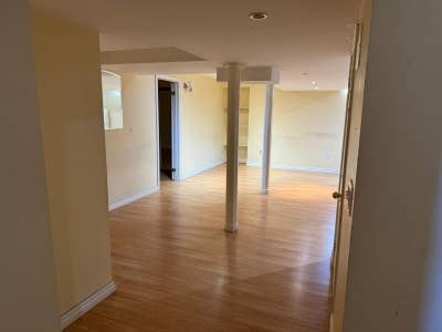 large 1 bedroom Basement apartment