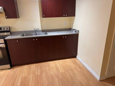 large 1 bedroom Basement apartment