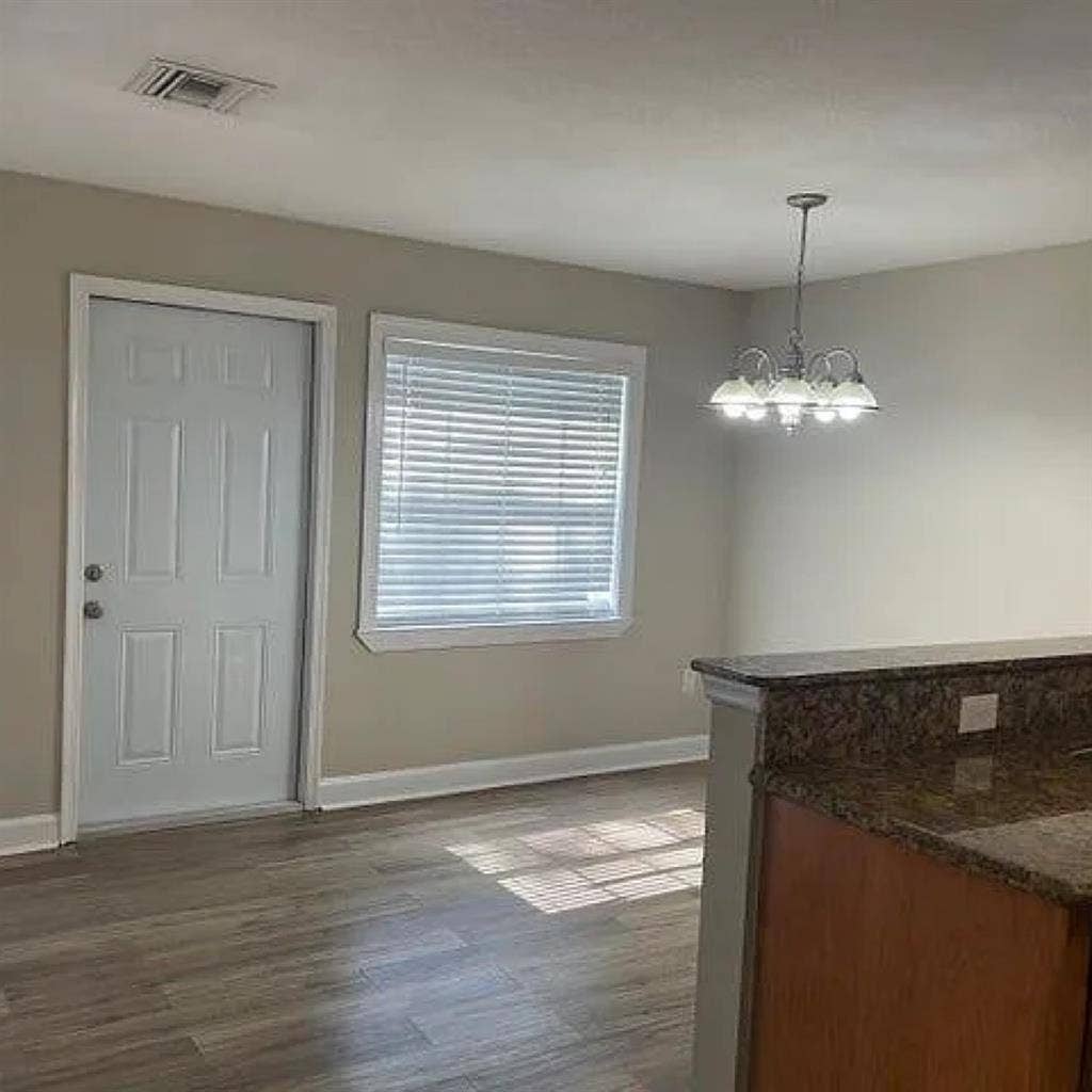 Two bedrooms in a Townhome