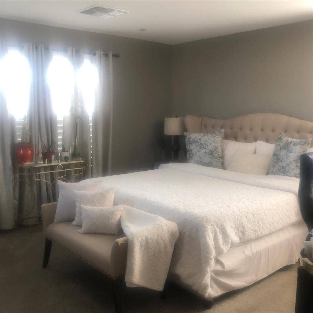 Furnished Master bedroom