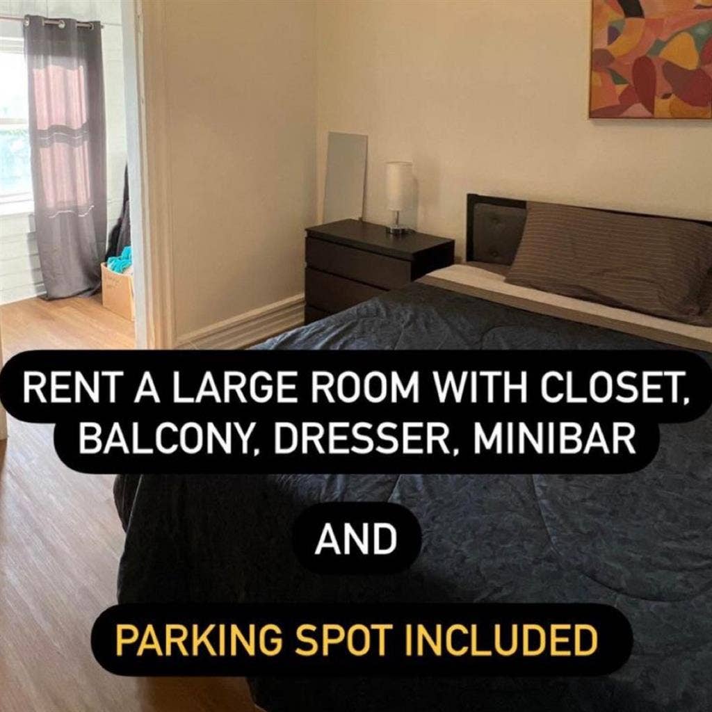 RENT A BIG ROOM IN A SHARED APT