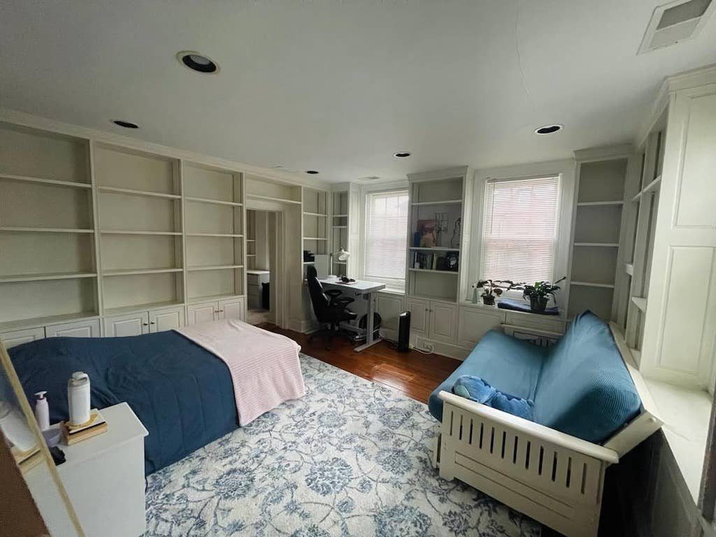 Cozy historic bedroom