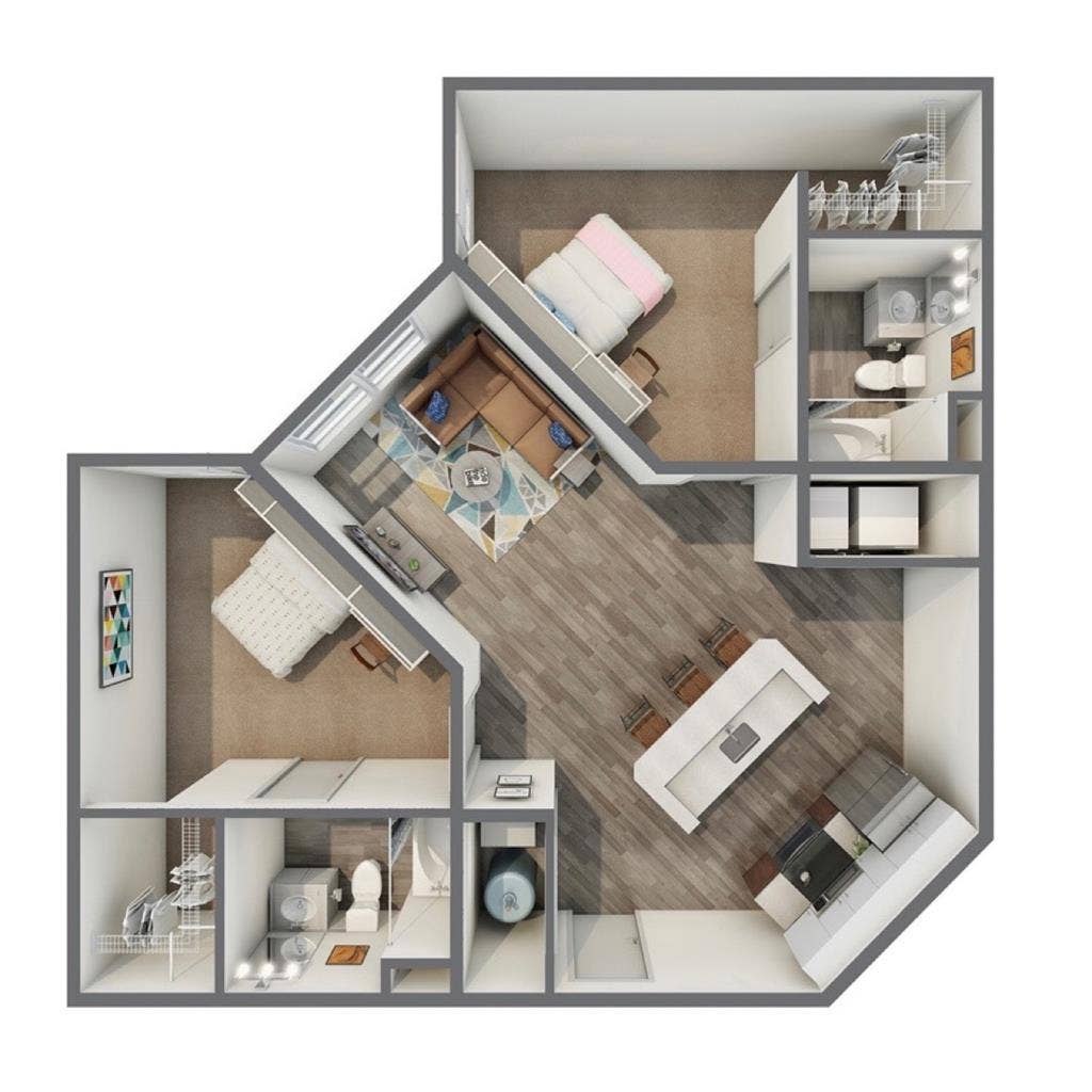 Rush Student Living 2 bedroom